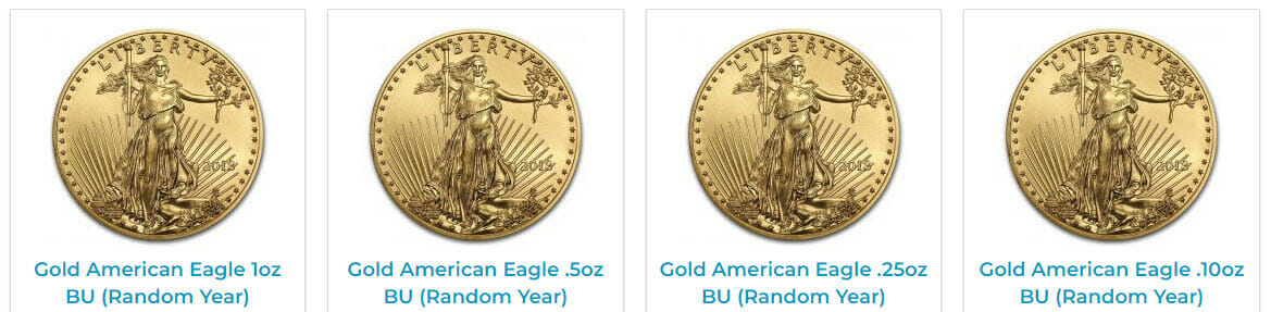 gold coins- gold bullion coins