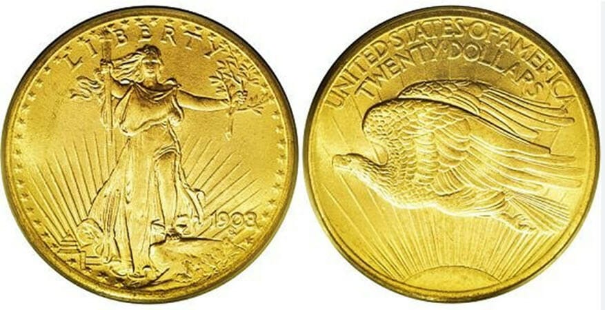 value of st gaudens gold coins